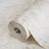 Washed White Leaf Wallpaper, Textured Faded Tree Leaves Wallcovering, Non-Pasted - Walloro High End Wallcoverings & More