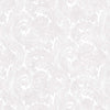 Washed White Paisley Pattern Wallpaper, Rich Textured Wallcovering, Traditional, Extra Large 114 sq ft Roll, Washable, Home Wall Decor, Durable - Walloro High End Wallcoverings & More