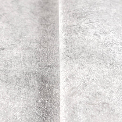 White Distressed Rustic 3D Embossed Wallpaper, Metallic Rich Textured Industrial Wallcovering - Walloro High End Wallcoverings & More