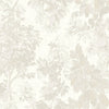 White Elegant Embossed Leaf Pattern Wallpaper, 3D Textured Floral Plants Botanic Wall Paper - Walloro High End Wallcoverings & More