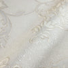 white Italian Damask Embossed Wallpaper, Sparkling Neutral Colors Luxury Wallcovering - Walloro High End Wallcoverings & More