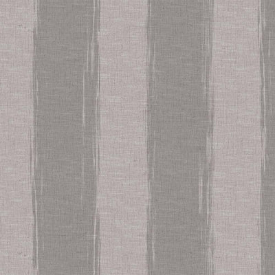 Wide Striped Wallpaper, Rich Textured Wallcovering, Traditional, Gray, Extra Large 114 sq ft Roll, Washable Wall Paper, Home Wall Decor - Walloro High End Wallcoverings & More