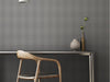 Black Classic Houndstooth Wallpaper, Textured Non-Adhesive Wallcovering - Walloro High End Wallcoverings & More